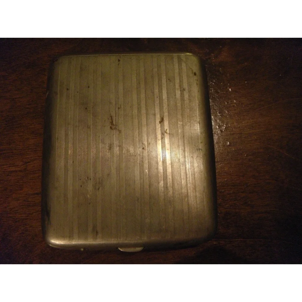RUTGERSENSIS-IN‎ NOVA-CAESAREA SIG COLL vintage Yankee Duplex cigarette case